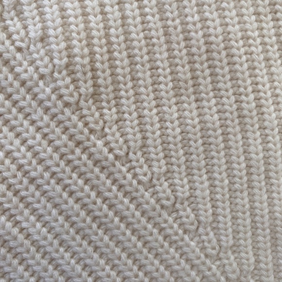 MANOUSH Knit Lace Merino Wool Knit Sweater Ivory Cream color Size XS - Picture 7 of 14